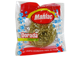  ESPONJA MANLAC DORADA GRANDE 