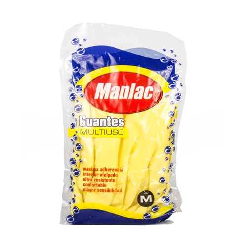  GUANTES MULTIUSO MEDIANO MANLAC AMARILLO 