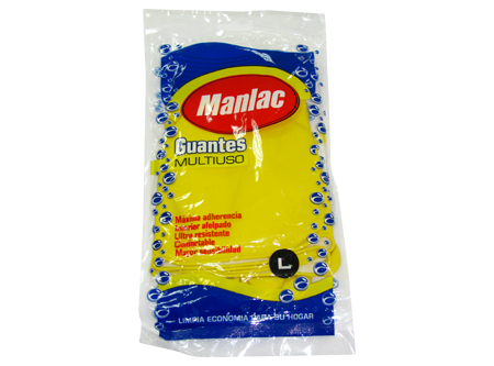 GUANTES MULTIUSO GRANDE MANLAC AMARILLO 