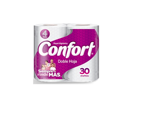  PAPEL HIG. 4 ROLLOS 30 MT H/D CONFORT 