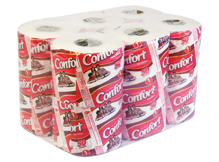  PAPEL HIG. 12 ROLLOS 50 MT H/S CONFORT 
