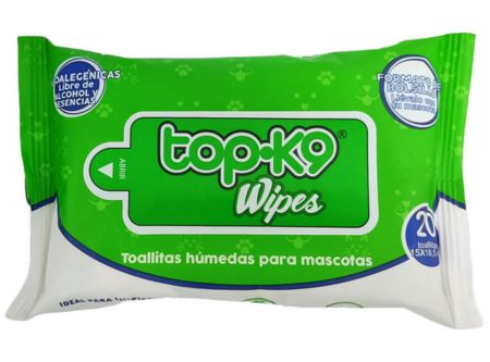  TOALLA HUMEDA 20 UN MASCOTA TOPK9 