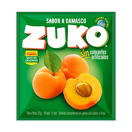  JUGO POLVO 20 GR ZUKO X 10 UN DAMASCO 