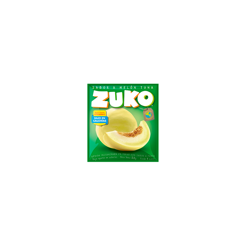  JUGO POLVO 20 GR ZUKO X 10 UN MELON 