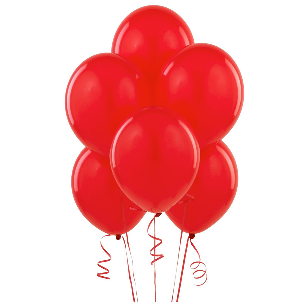  GLOBOS N 9 LISO X 25 UN ROJO  GLAM 