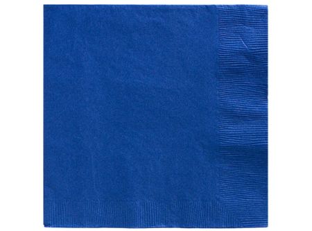  SERVILLETA COLOR 25X25 CM 20 UN AZUL GLAM 