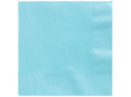  SERVILLETA COLOR 25X25 CM 20 UN CELESTE GLAM 