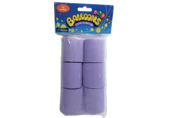  FESTON DECORATIVO X 6 UND LILA BALLOONS 