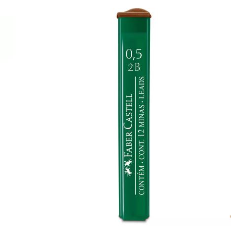  MINAS 0.5MM 2B DP X 12 UND FABER CASTELL 