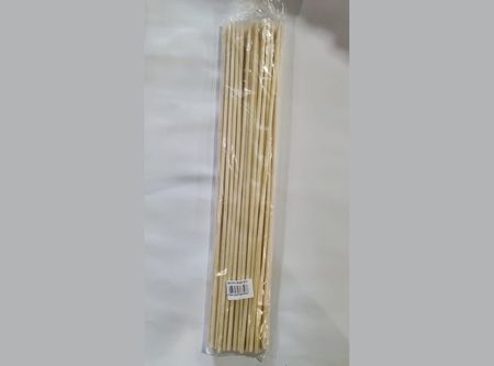  PALOS BROCHETA 40 CM GRUESO X 50 UND 
