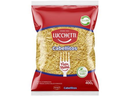  PASTA FIDEO 400 GR LUCCHETI CABELLITOS 51 