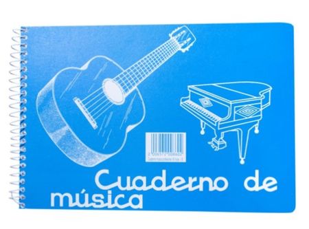  CUADERNO MUSICA PAUTA ENTERA 60 HJ J.S 