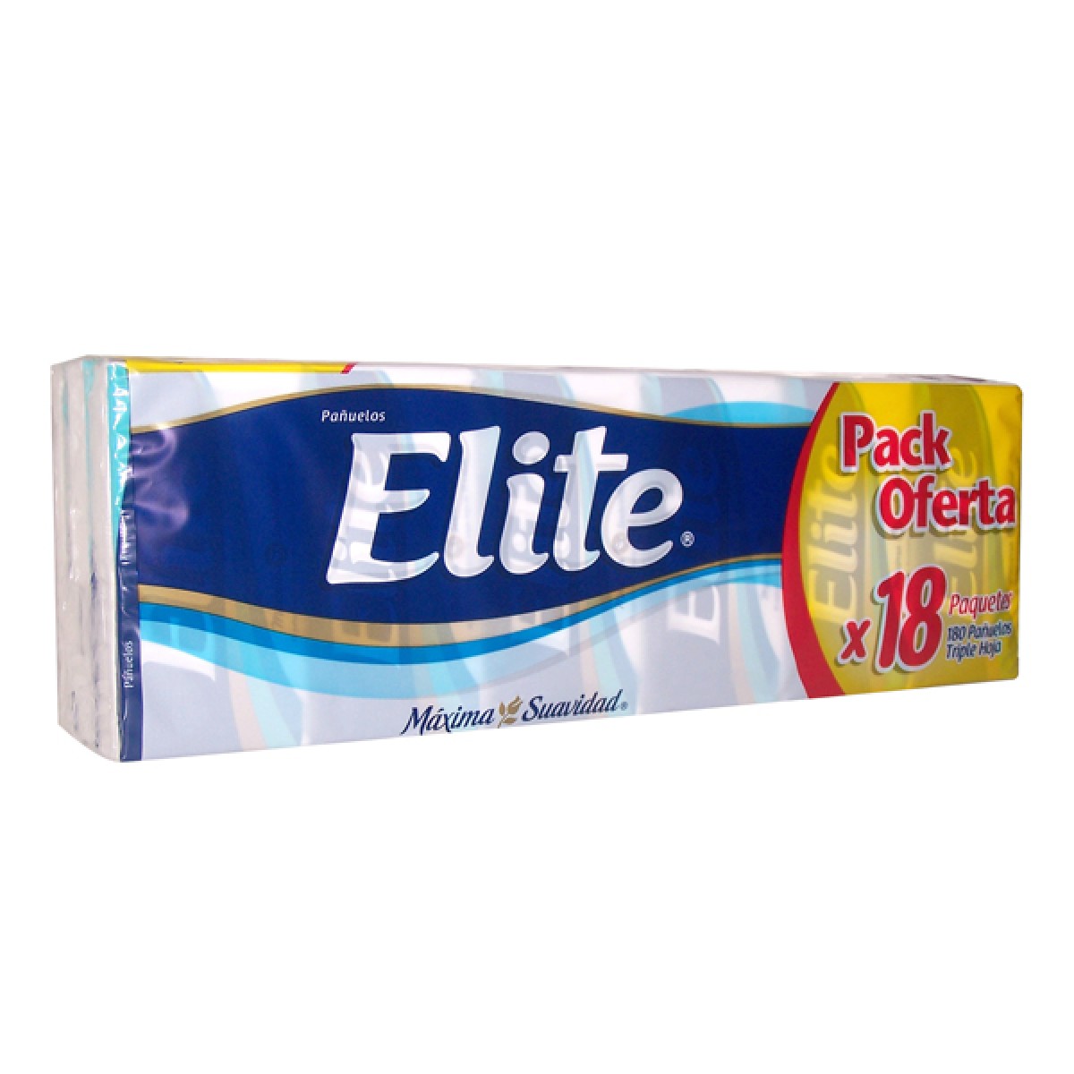  PANUELO FACIAL BOLSA 18 PQX10 HJ ELITE H/T AZUL 