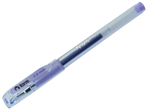  BOLIGRAFO GEL 0.8 TORRE METALICO VIOLETA 