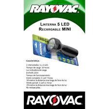  LINTERNA SUPER LED MINI RECARGABLE RAYOVAC 