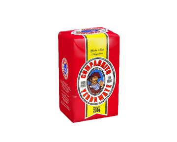  YERBA MATE 250 GR COMPADRITO C/PALO PRENSADA 