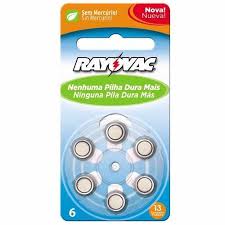  PILA AUDIOLOGICA 6 UN RAYOVAC L-13 