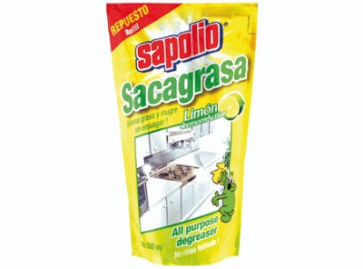  LIMPIADOR A/GRASA 500 ML SAPOLIO DOYPACK LIMON 