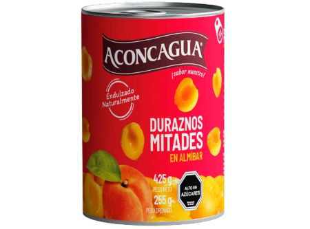 DURAZNO MITADES 425 GR TARRO ACONCAGUA 