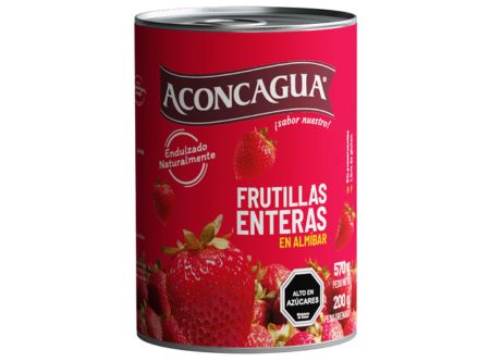  FRUTILLAS AL JUGO 570 GR TARRO ACONCAGUA 