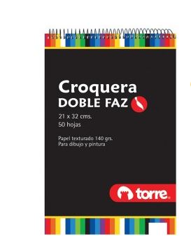  CROQUERA OFIC ESPIRAL  50 HJ DOBLE FAZ TORRE 
