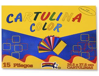  CARPETA CARTULINA HALLEY 15 PLIEGOS 26.5X37.5 