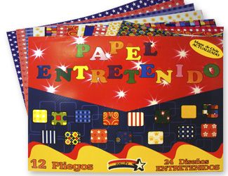  CARPETA ESCOLAR PAPEL ENTRETENIDO 12 PLIEG HALLEY 