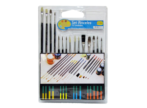  PINCEL REDONDOS - PLANO SET 15 UNID HAND 