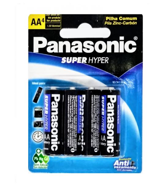  PILA ZINC MANGANESO AA X 48 UN PANASONIC 