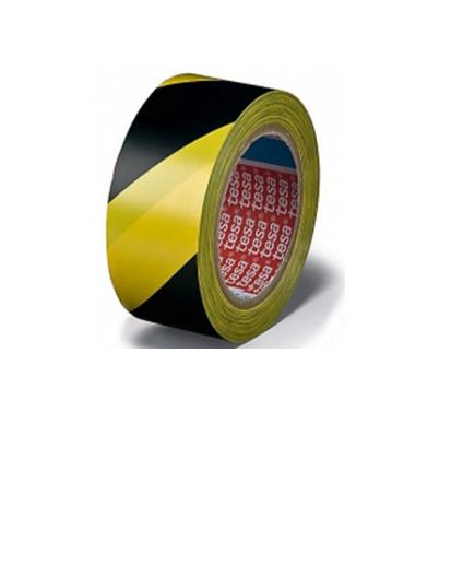  CINTA DELIMITADORA 50 X 33 MT AMARILLO/NEGRO TESA 