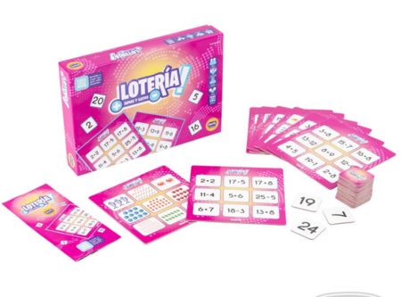  JUEGO LOTERIA SUMAS Y RESTAS DACTIC 