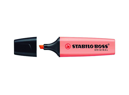  DESTACADOR STABILO BOSS NARANJA PASTEL** 