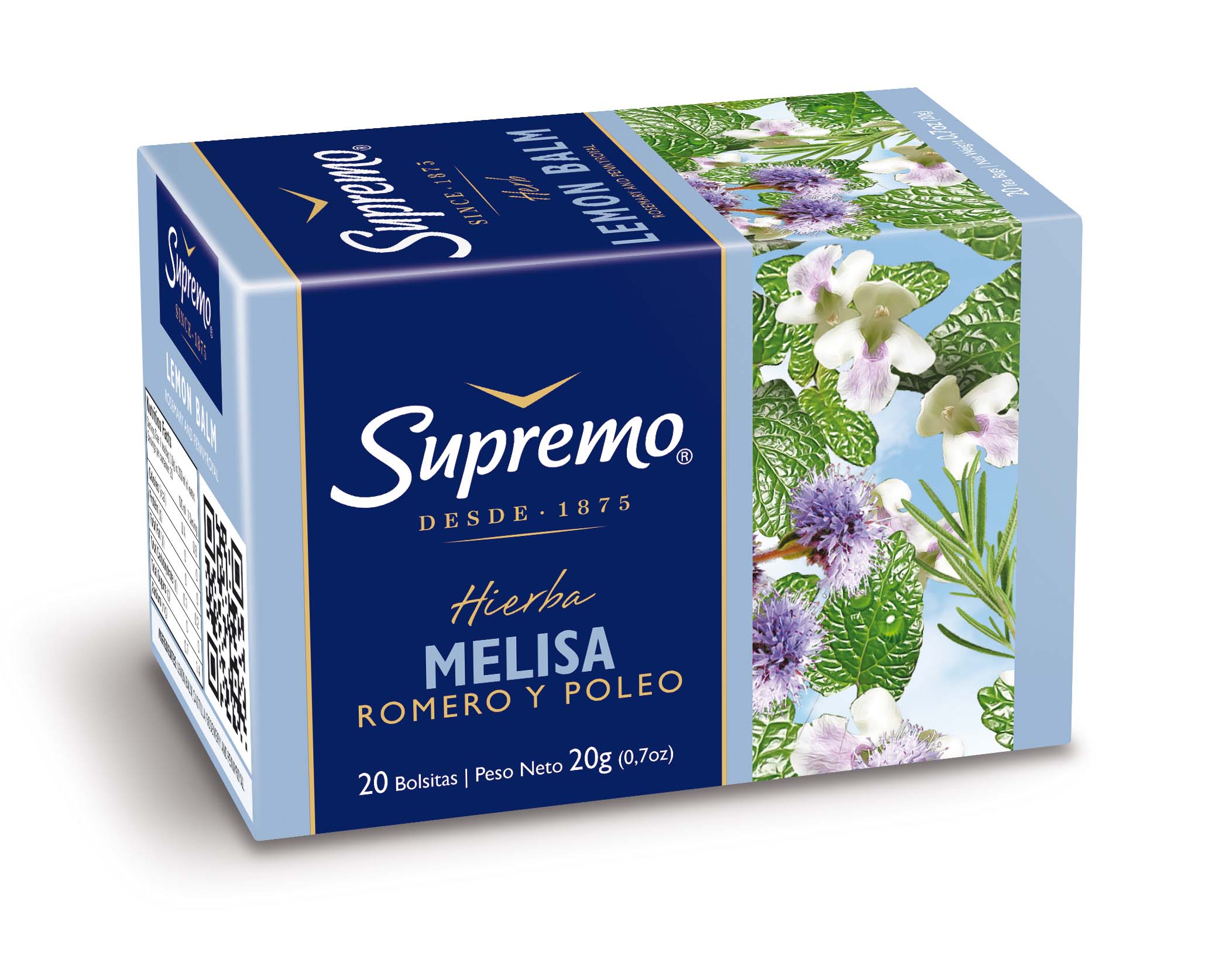  TE HIERBAS SUPREMO X 20 BOLSITAS MELISA 