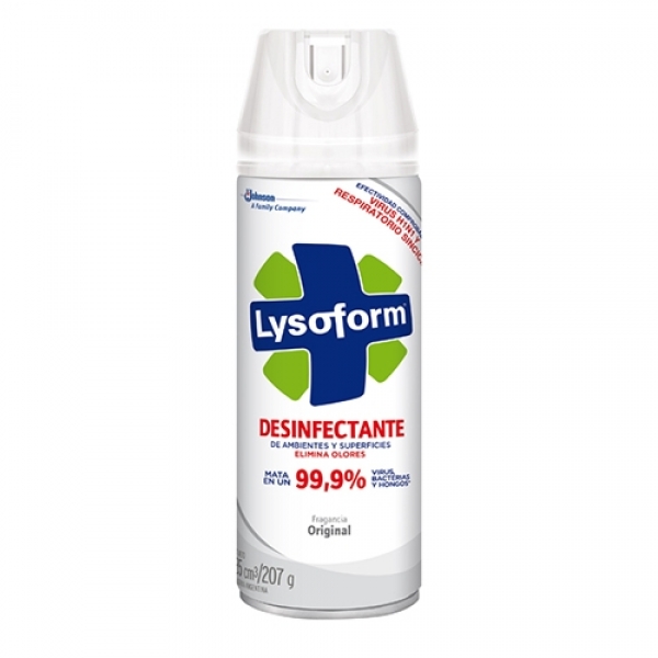  DESINFEC. AEROSOL 285 CC A/BACT LYSOFORM ORIGINAL 