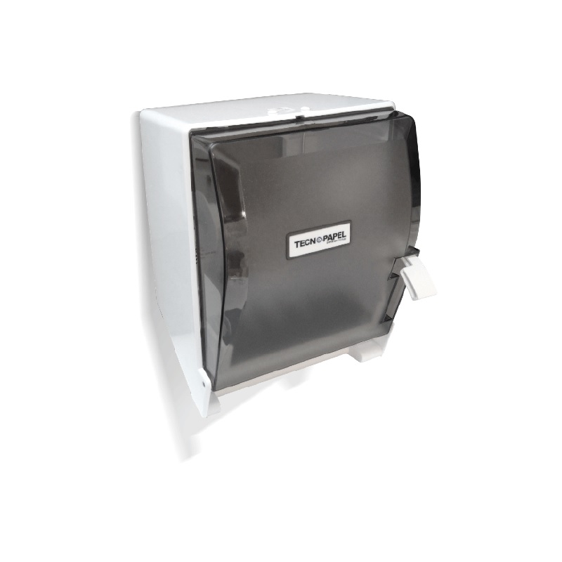  DISPENSADOR TOALLA C/PALANCA GRIS TECNOPAPEL 