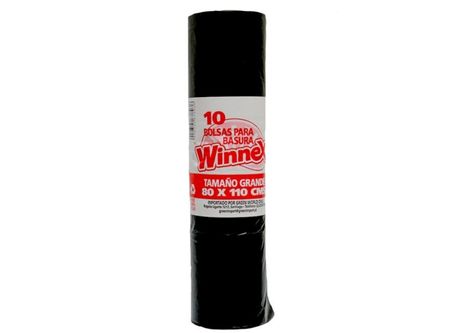  BOLSA BASURA 80 X 110 CM 10 UN WINNEX ROLLO 