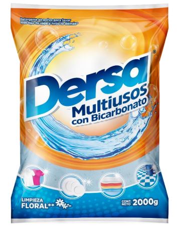  DETERGENTE POLVO 2 KG. DERSA BICARBONATO 