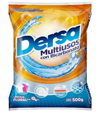  DETERGENTE POLVO 500 GR. DERSA BICARBONATO 