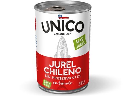  JUREL EN SALSA TOMATE 425 GR. UNICO CAMANCHACA 