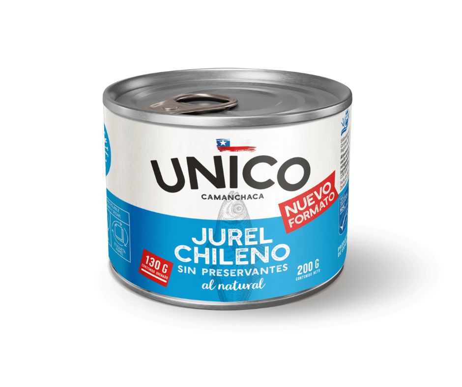  JUREL AL NATURAL 200 GR. UNICO CAMANCHACA 