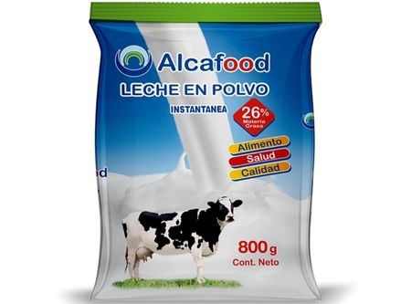  LECHE ENTERA 26% 800 GR ALCAFOOD 