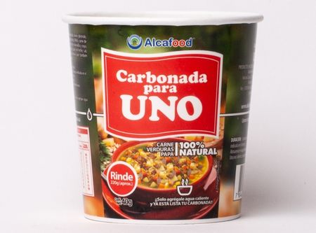  COMIDA P.UNO CARBONADA CASERA 30 GR ALCAFOOD 