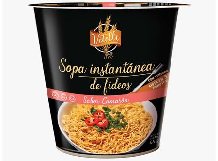  SOPA INST. 65 GR SABOR CAMARON VITELLI 