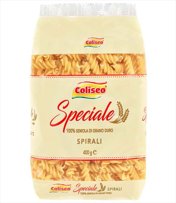  PASTA FIDEO 400 GR COLISEO ESPIRALES SPECIALE 