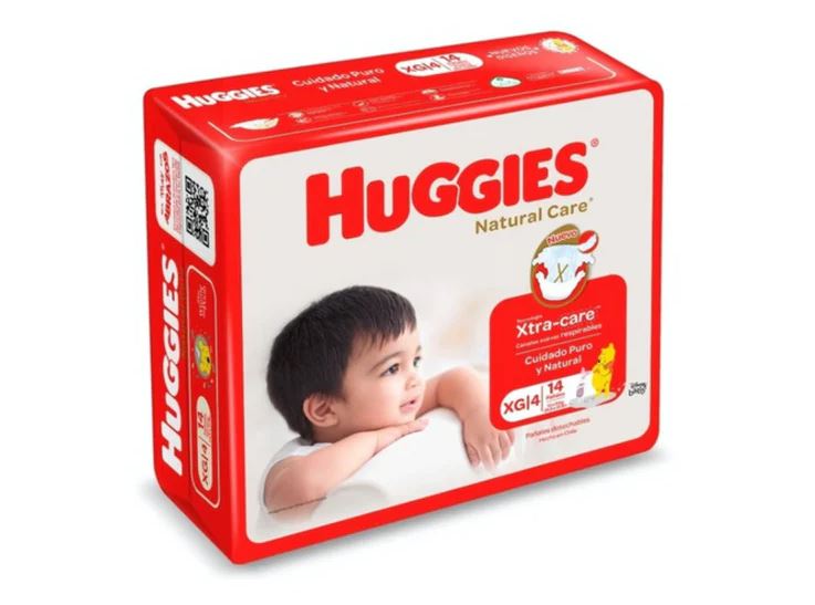  PANAL HUGGIES X 14 UN NATURA CARE XG 