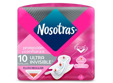  TOALLA HIG. NOSOTRAS ULTRAINVISIBLE MALLA 10 UN 