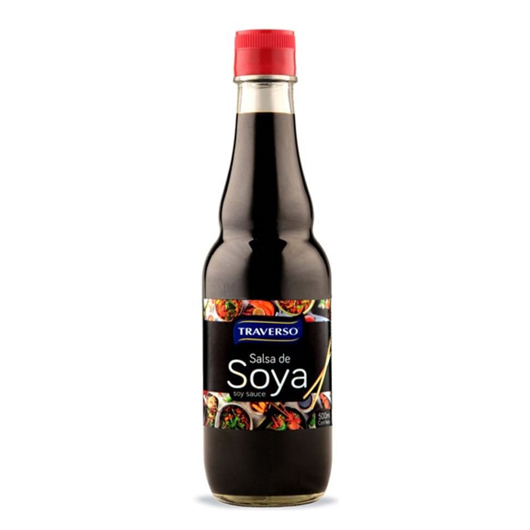  SALSA DE SOYA 500 CC TRAVERSO CLASICA 
