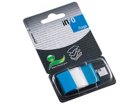  SEPARADOR DE PAGINA INFO NOTES AZUL 25X43 MM 