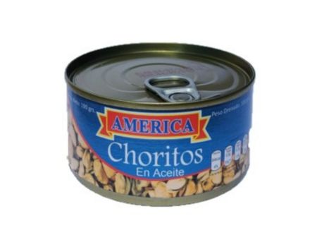  CHORITOS ACEITE 190 GR AMERICA 