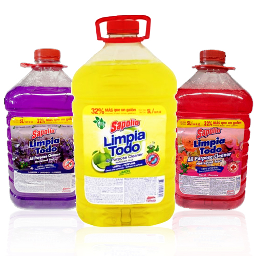  LIMPIADOR PISO 5 LT SAPOLIO FLORAL 